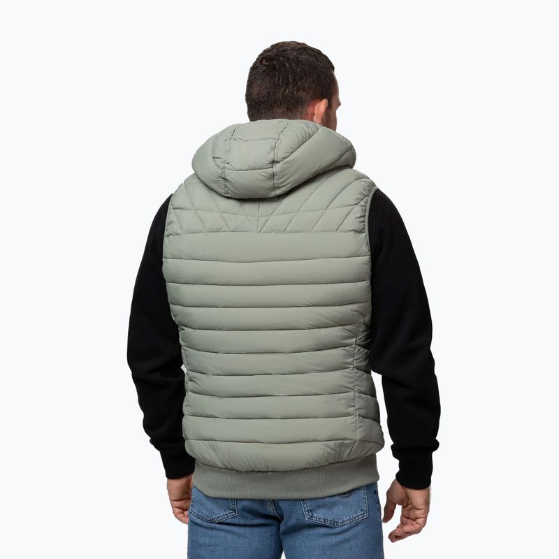 Men's gilet Pitbull Naylor Padded Hooded dusty salvia 4