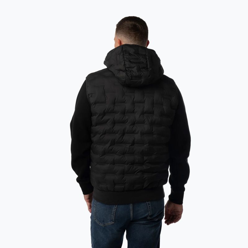Men's gilet Pitbull Fisk Quilted Hooded black 3