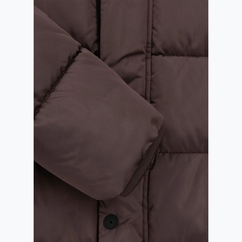Women's winter jacket Pitbull Amalia Padded Hooded dark chocolate 10
