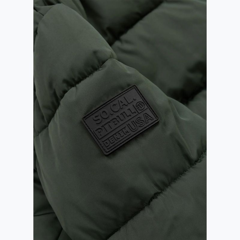 Women's winter jacket Pitbull Amalia Padded Hooded dark green 9
