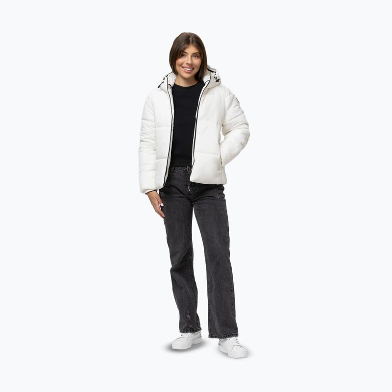 Women's winter jacket Pitbull Vista Quilted Hooded off white 2