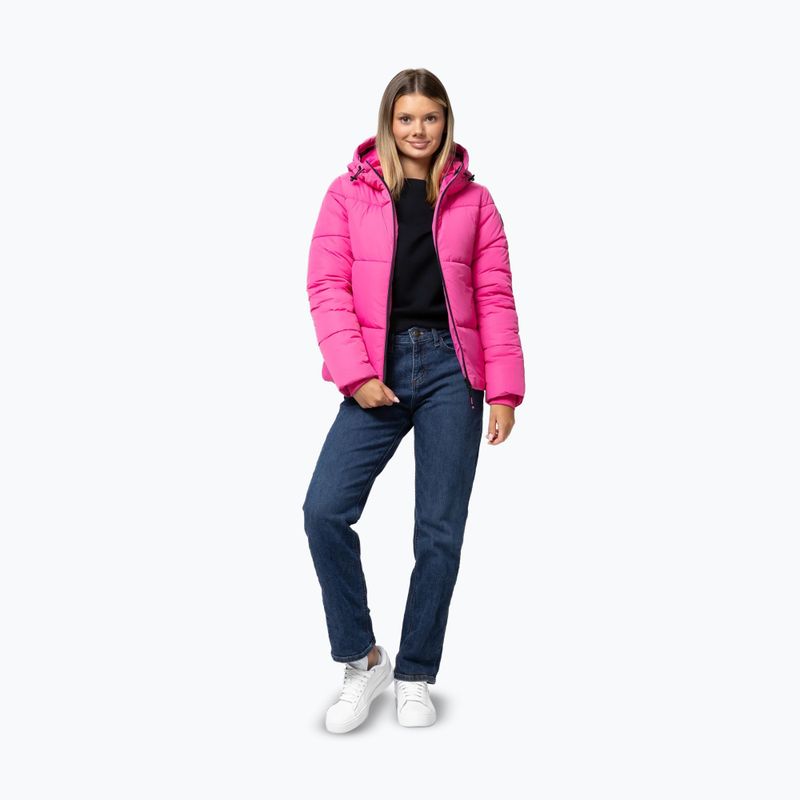 Women's winter jacket Pitbull Vista Quilted Hooded pink 2