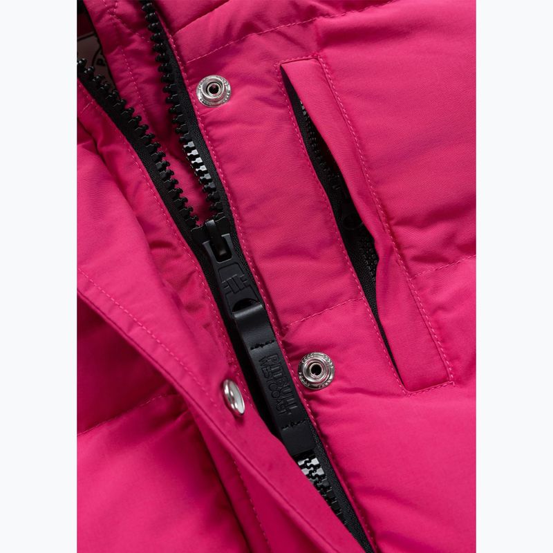 Women's winter jacket Pitbull Azalea Quilted Hooded raspberry red 11