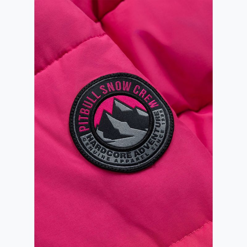 Women's winter jacket Pitbull Azalea Quilted Hooded raspberry red 13