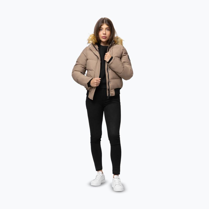 Women's winter jacket Pitbull Azalea Quilted Hooded dark san 2