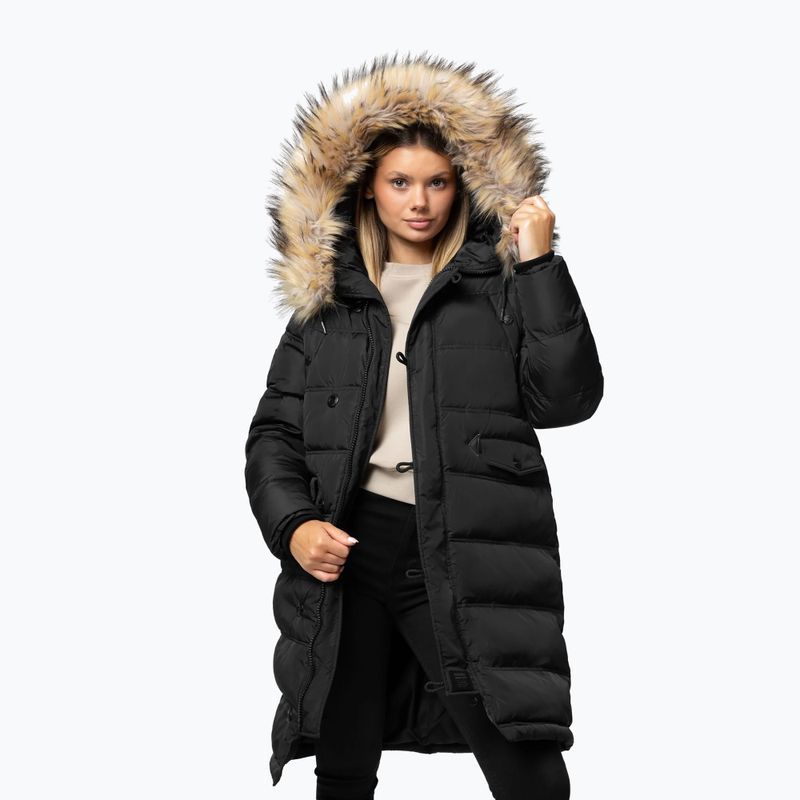 Women's winter jacket Pitbull Queenston Padded Hooded black