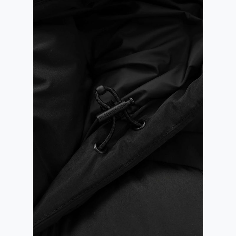 Women's gilet Pitbull Ashley Padded Hooded Long black 9