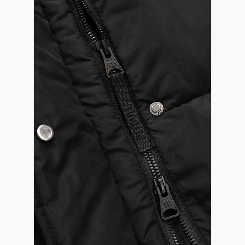 Women's gilet Pitbull Ashley Padded Hooded Long black 12