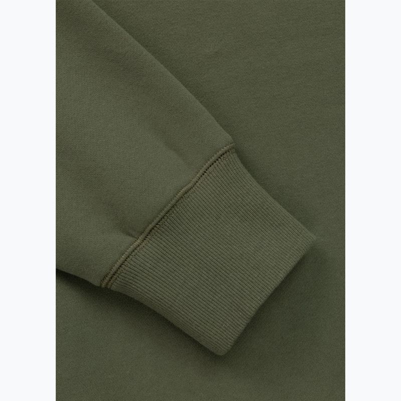 Men's sweatshirt Pitbull Small Logo Crewneck olive 5