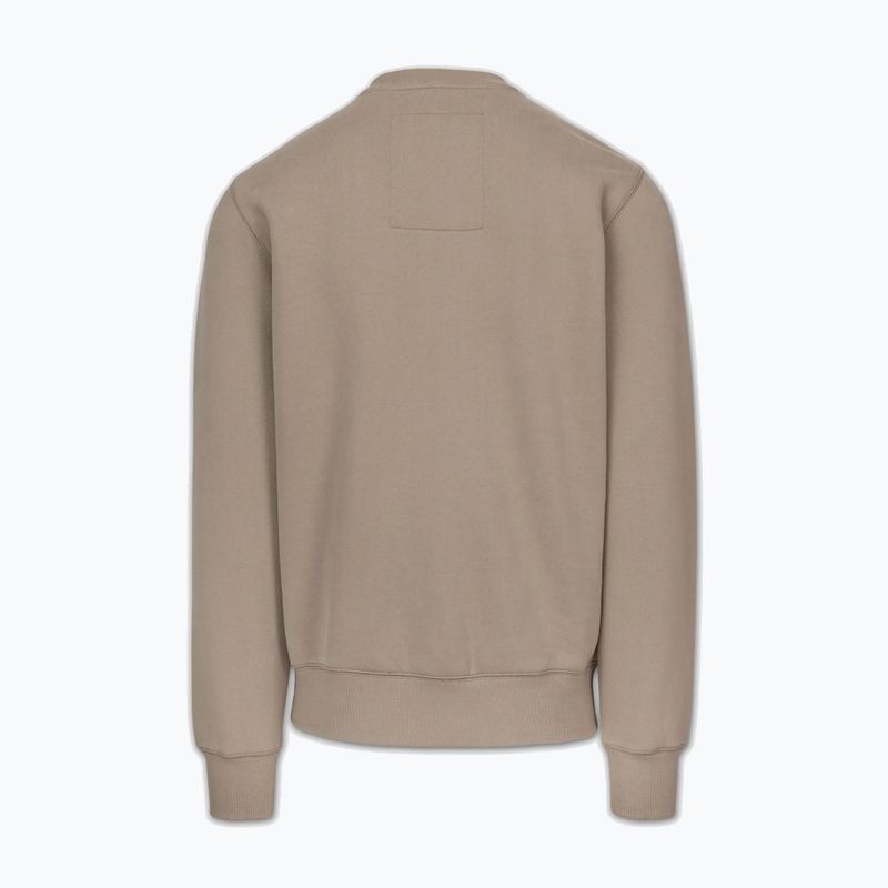 Men's sweatshirt Pitbull Small Logo Crewneck pale sand 7