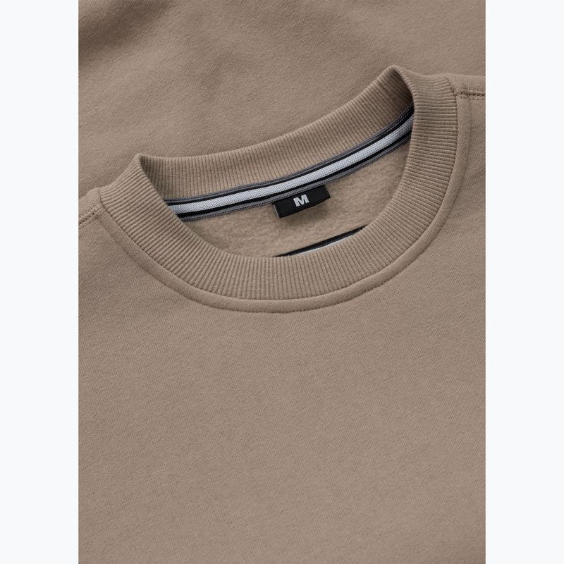 Men's sweatshirt Pitbull Small Logo Crewneck pale sand 8