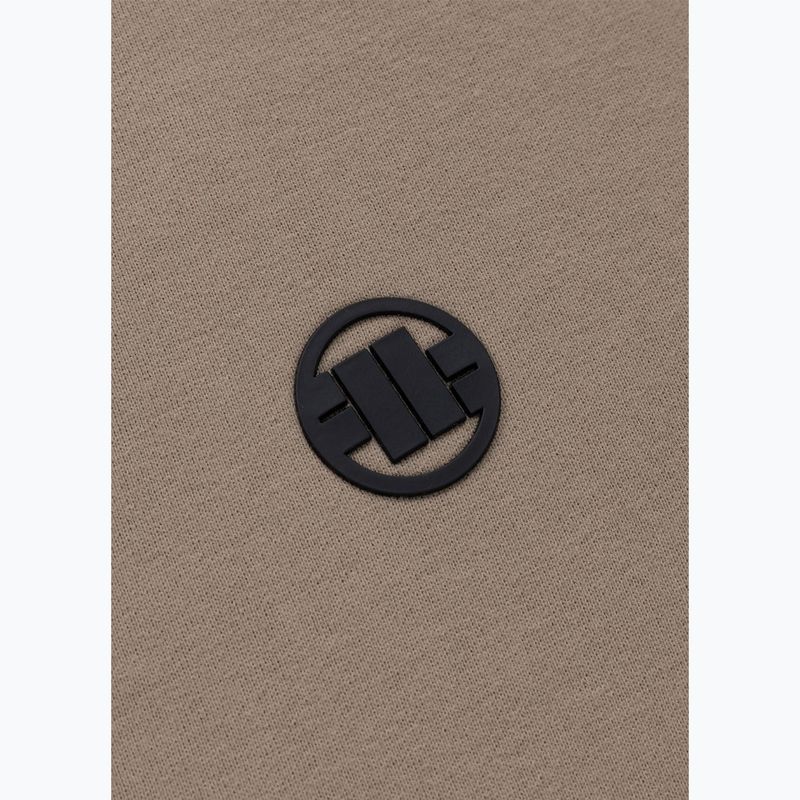 Men's sweatshirt Pitbull Small Logo Crewneck pale sand 9