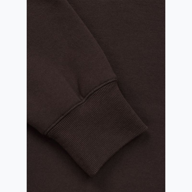 Men's sweatshirt Pitbull Small Logo Crewneck dark chocolate 8