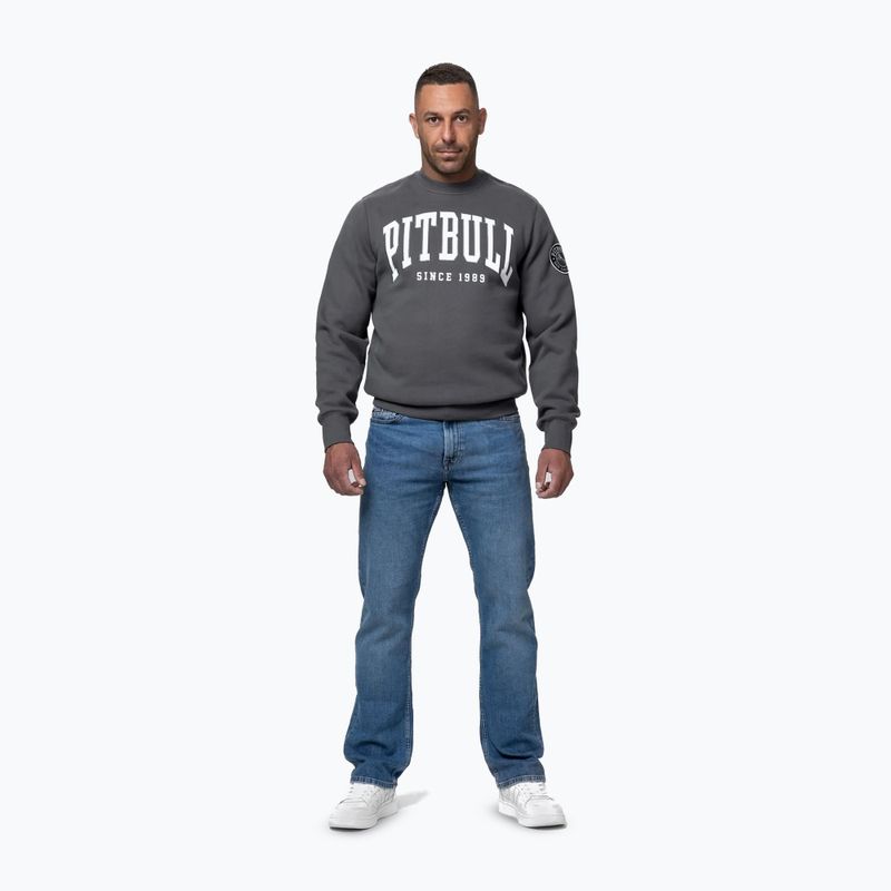Men's sweatshirt Pitbull Norton Crewneck graphite 2