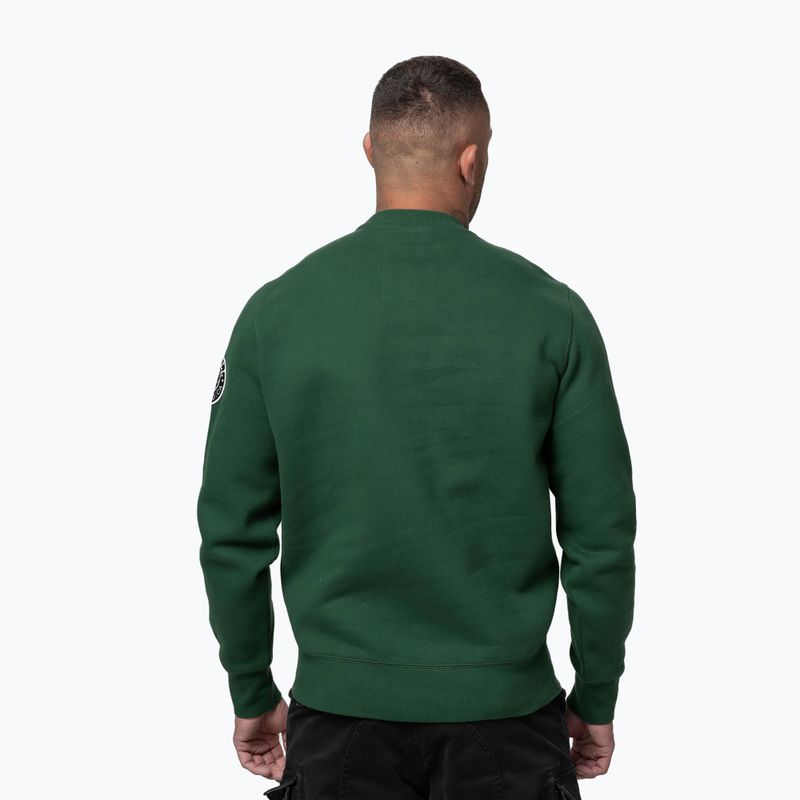 Men's sweatshirt Pitbull Norton Crewneck green 3