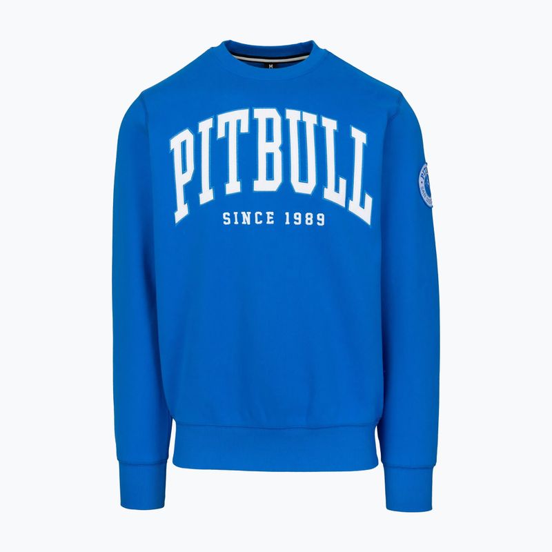 Men's sweatshirt Pitbull Norton Crewneck azurre blue 4