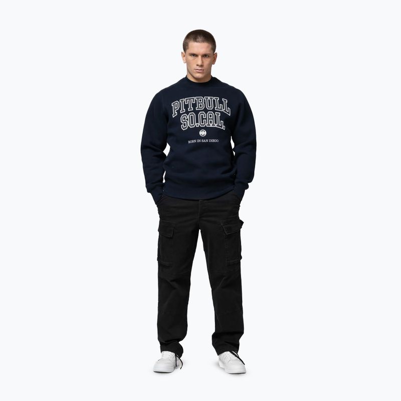 Men's sweatshirt Pitbull So Cal Crewneck dark navy 2