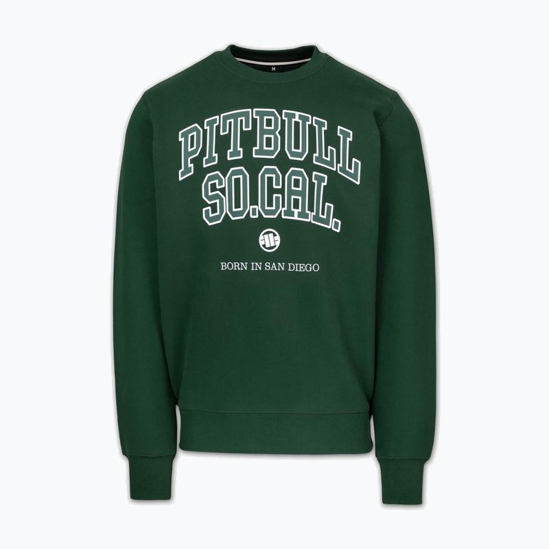 Men's sweatshirt Pitbull So Cal Crewneck hunter green 4