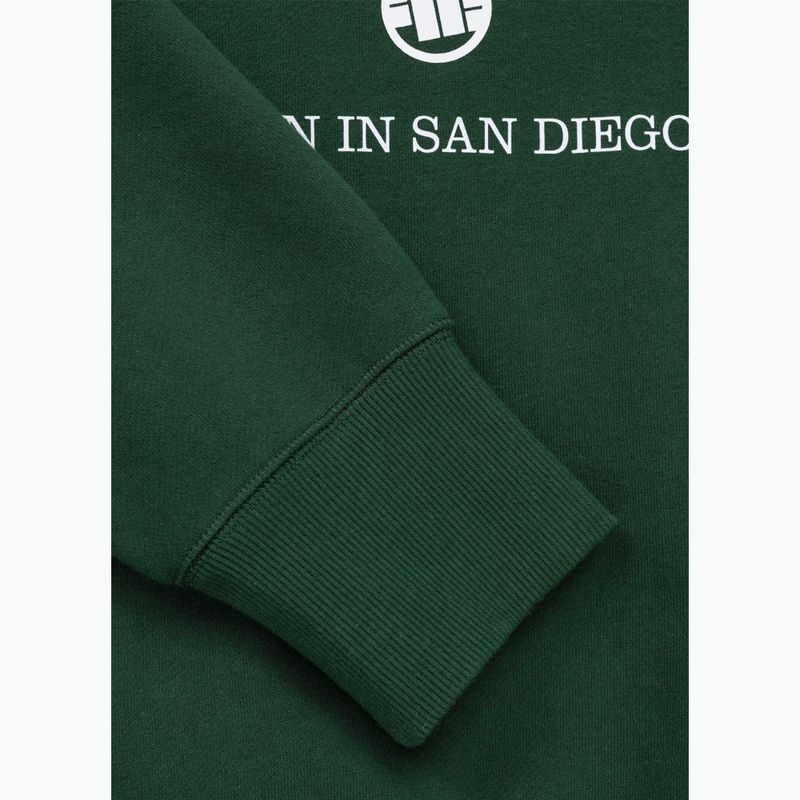 Men's sweatshirt Pitbull So Cal Crewneck hunter green 9