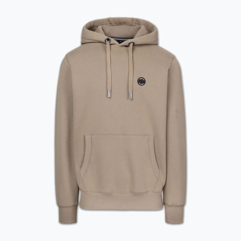 Men's sweatshirt Pitbull Small Logo Hooded pale sand 4