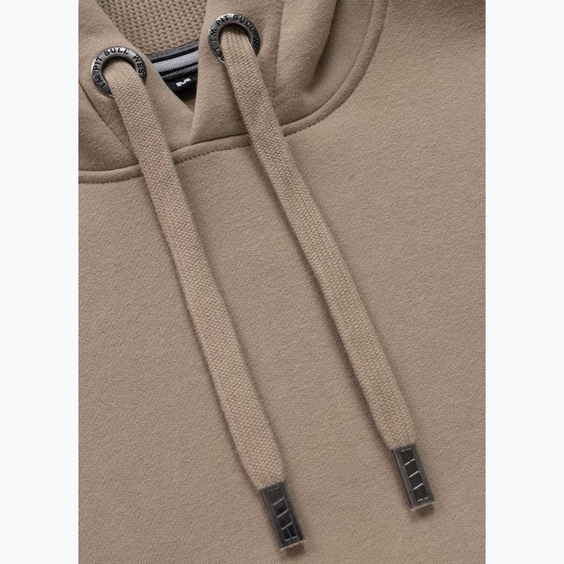 Men's sweatshirt Pitbull Small Logo Hooded pale sand 6