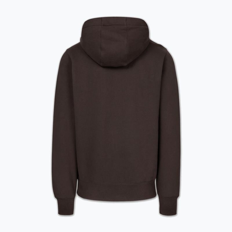 Men's sweatshirt Pitbull Small Logo Hooded dark chocolate 2