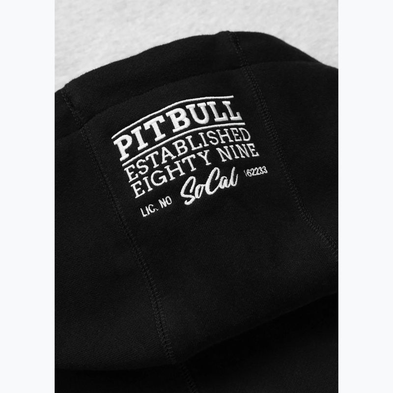 Men's sweatshirt Pitbull Gibson Hooded black/grey melange 4
