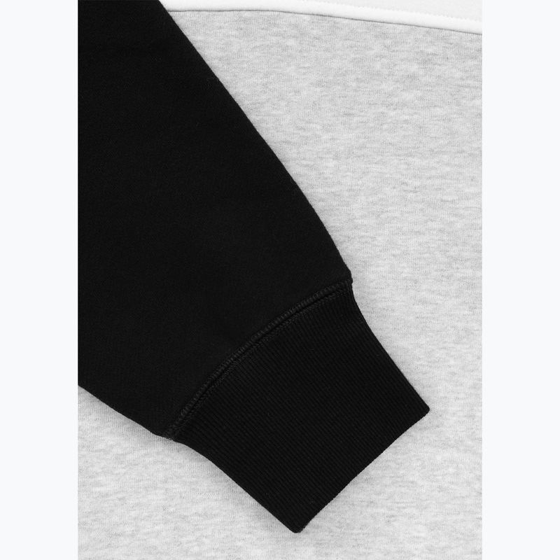 Men's sweatshirt Pitbull Gibson Hooded black/grey melange 6