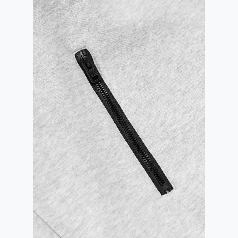 Men's sweatshirt Pitbull Gibson Hooded black/grey melange 7