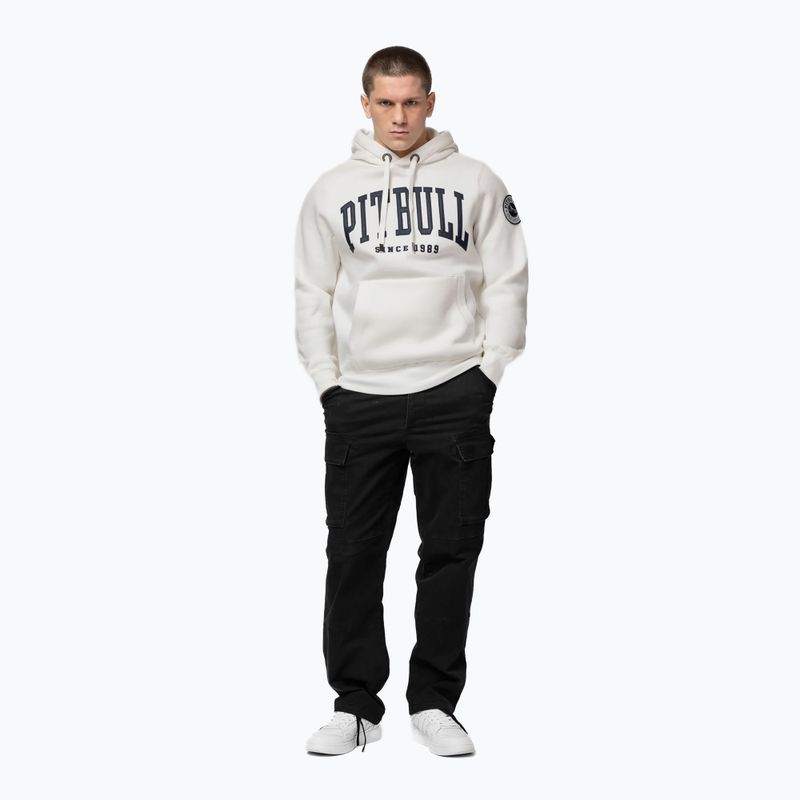 Men's sweatshirt Pitbull Norton Hooded off white 2