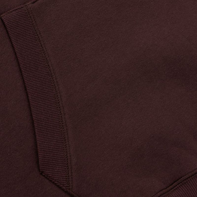 Men's sweatshirt Pitbull Norton Hooded dark burgundy 9