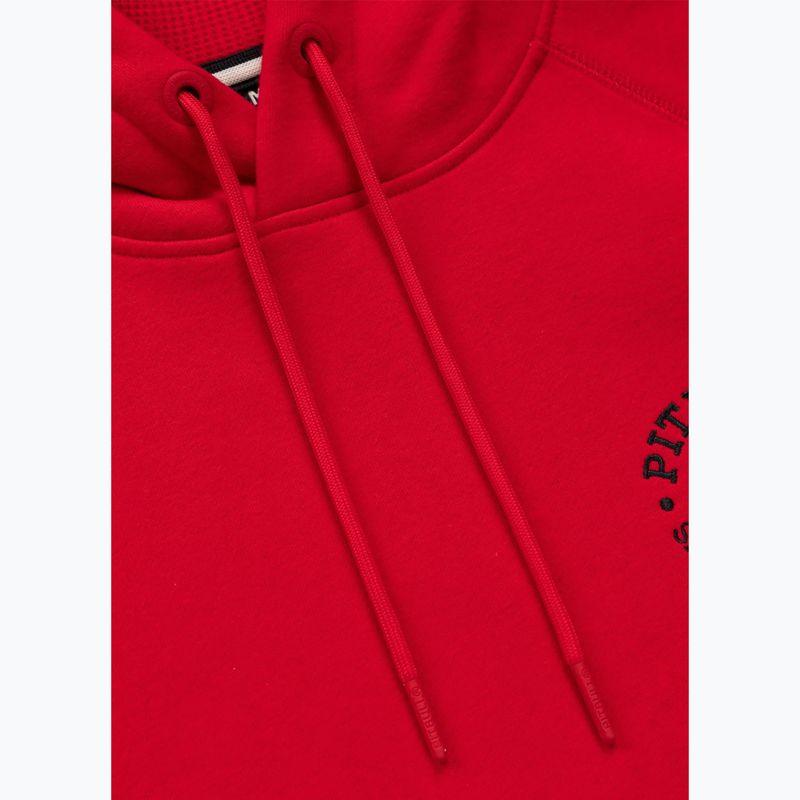 Men's sweatshirt Pitbull San Diego Ca Hooded red 6