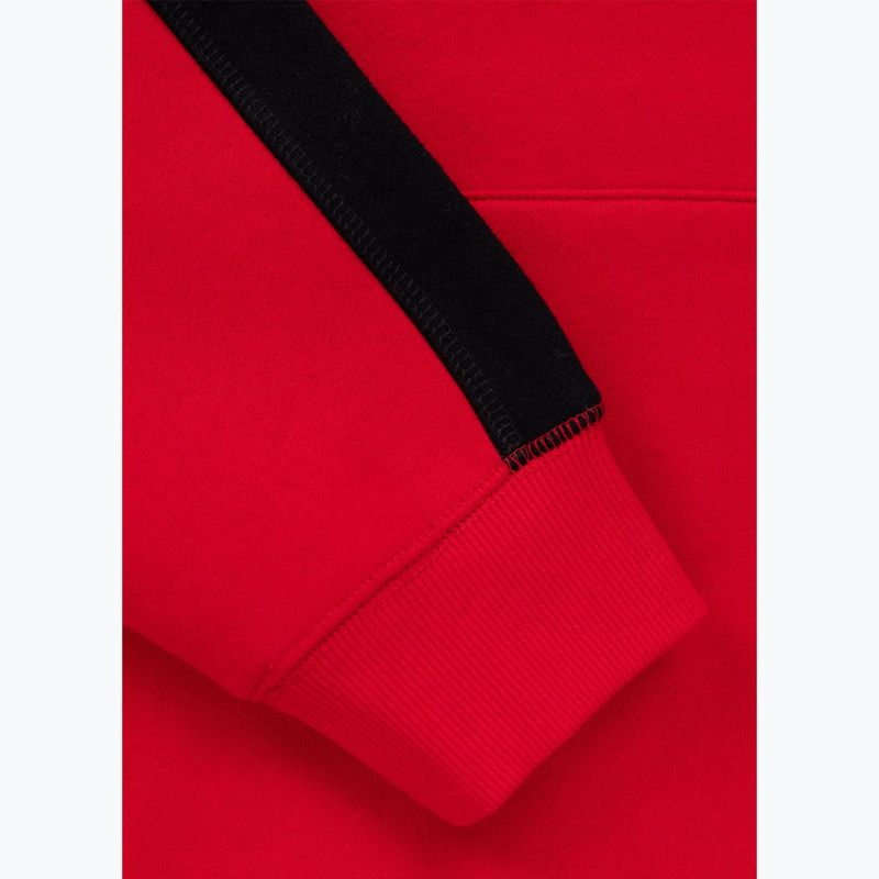 Men's sweatshirt Pitbull San Diego Ca Hooded red 8