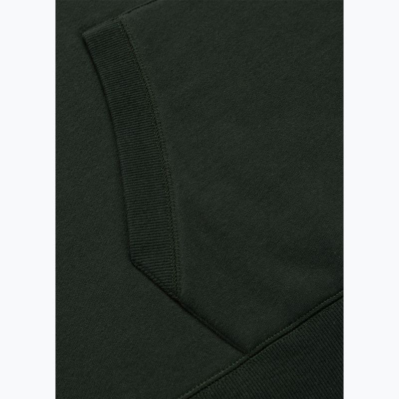 Men's sweatshirt Pitbull San Diego Ca Hooded dark green 9