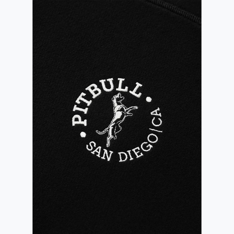 Men's sweatshirt Pitbull San Diego Ca Hooded black 7