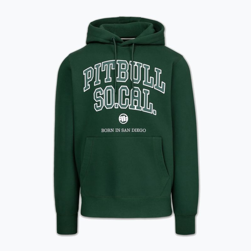 Men's sweatshirt Pitbull So Cal Hooded hunter green 4