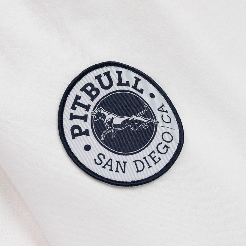 Men's sweatshirt Pitbull Norton Hooded Zip off white 12