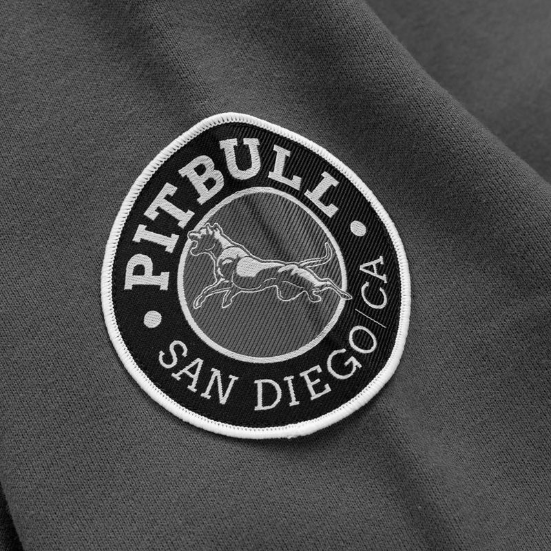 Men's sweatshirt Pitbull Norton Hooded Zip graphite 12