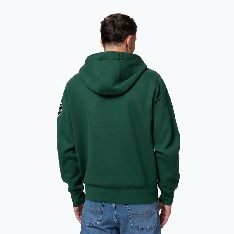 Men's sweatshirt Pitbull Norton Hooded Zip hunter green 3