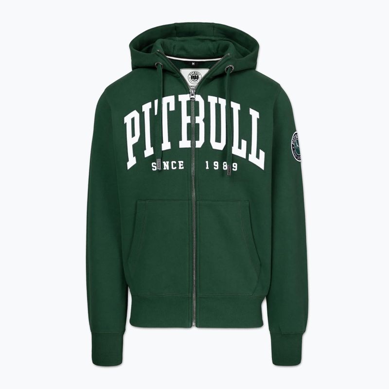 Men's sweatshirt Pitbull Norton Hooded Zip hunter green 6