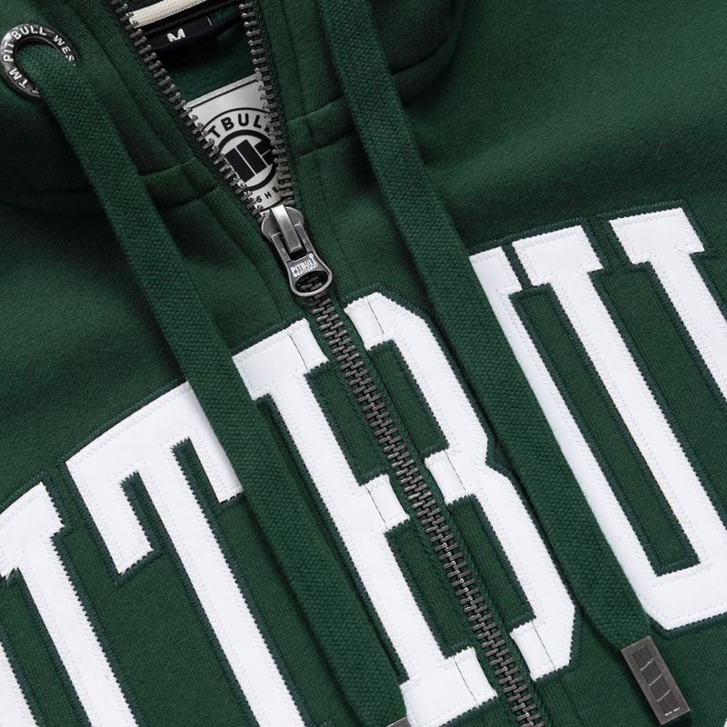 Men's sweatshirt Pitbull Norton Hooded Zip hunter green 8