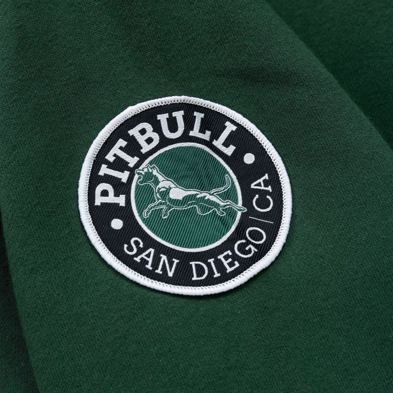 Men's sweatshirt Pitbull Norton Hooded Zip hunter green 13