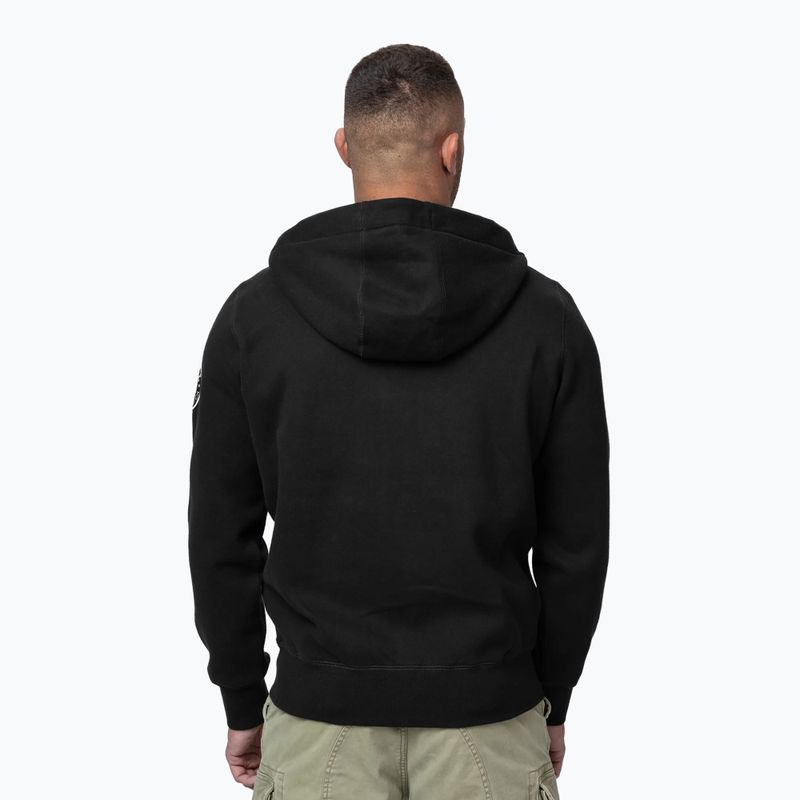 Men's sweatshirt Pitbull Norton Hooded Zip black 3