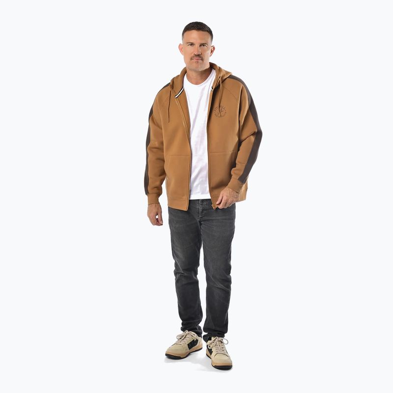 Men's sweatshirt Pitbull San Diego Ca Hooded Zip honey yellow 4