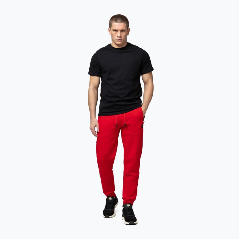 Men's trousers Pitbull Small Logo HD Track red 2