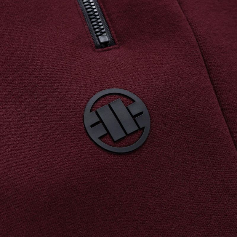 Men's trousers Pitbull Hilltop Track Hatton burgundy 8