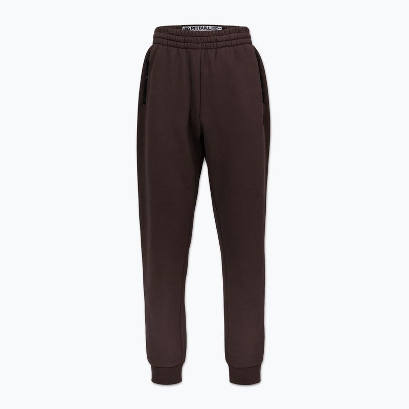 Men's trousers Pitbull Hilltop Track Hatton dark chocolate 6