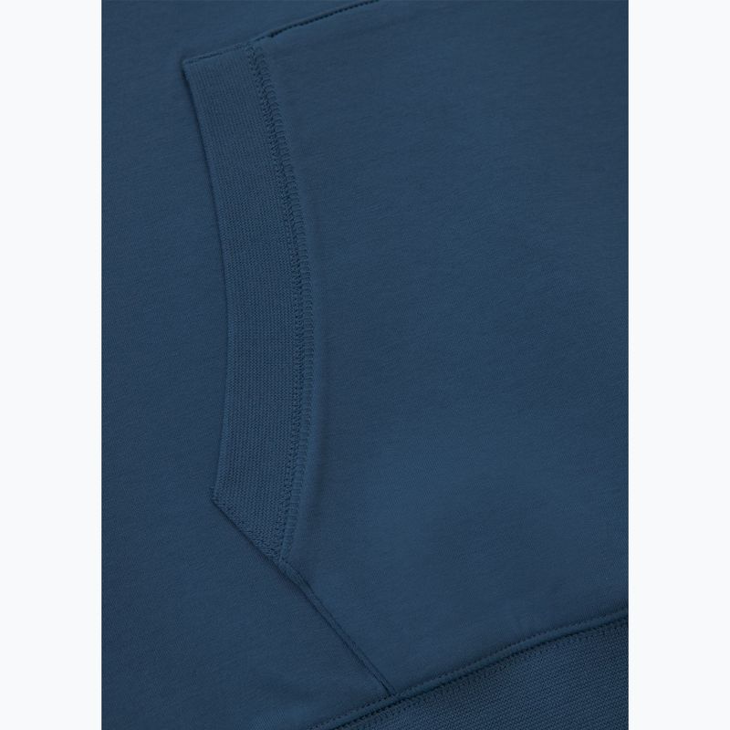 Men's sweatshirt Pitbull Sampson Hooded Sweatshirt petrol blue 10