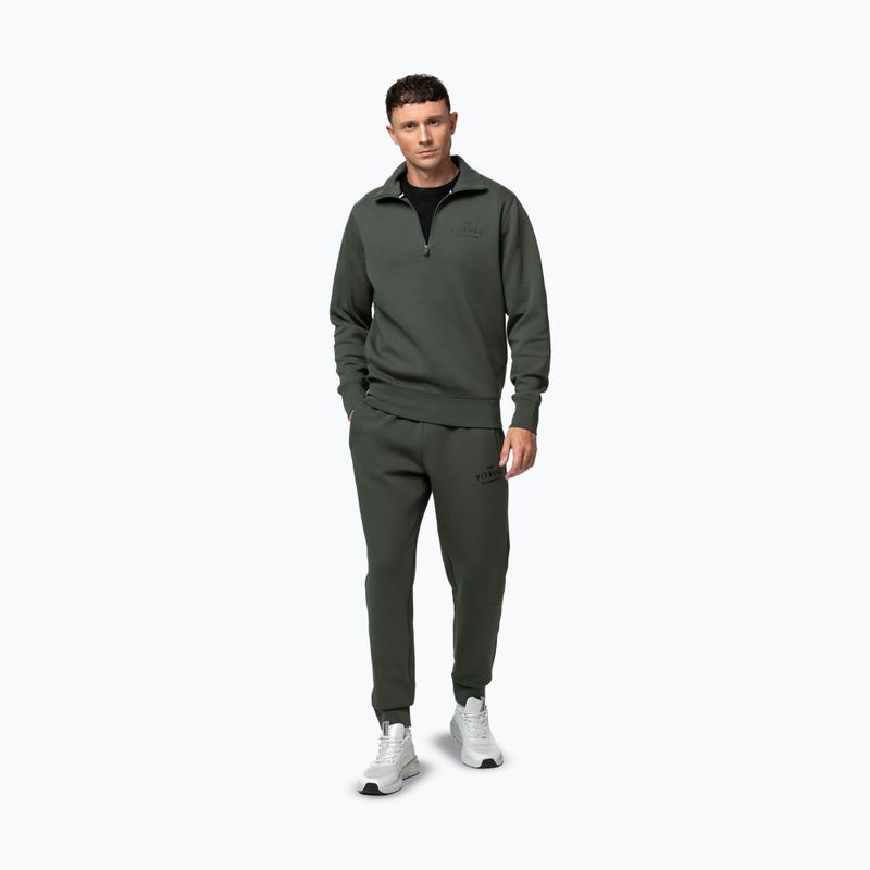 Men's sweatshirt Pitbull Sampson HZ old green 2