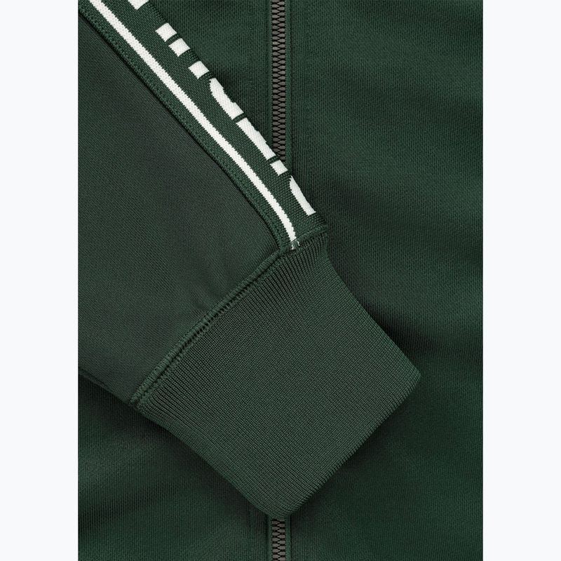 Men's sweatshirt Pitbull Trackjacket Tape Logo Terry Group bottle green 8